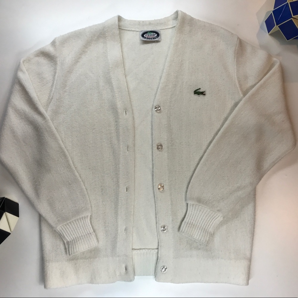 80s Vintage Izod Lacoste grandpa sweater
